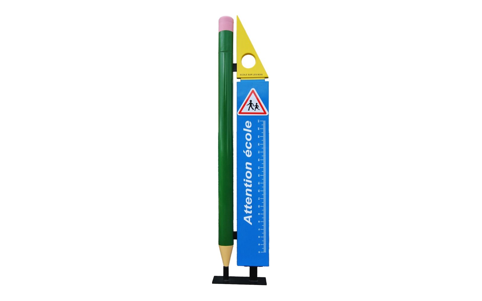 Projet Tottem : totem « Attention école » — Composia Manufacture